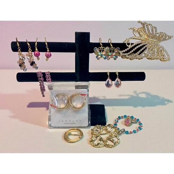 1-2lb Vintage to New Jewelry Lot - All Wearable -275 - Picture 8 of 10